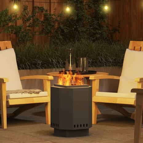 Vuurkorf Black 38 x 38 x 51 cm Cold-rolled steel 4