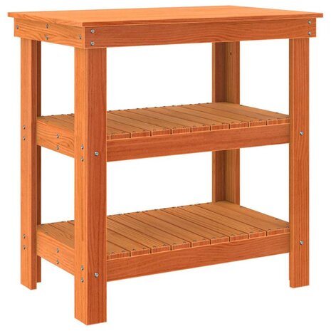 Werkbank Wasbruin 78.5 x 50 x 80 cm Massief grenenhout 2