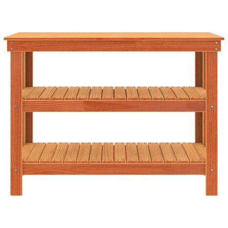 Werkbank Wasbruin 110.5 x 50 x 80 cm Massief grenenhout 5