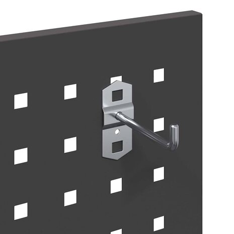 Gereedschapswagen Zwart 65 x 35 x 111 cm Koudgewalst staal 9