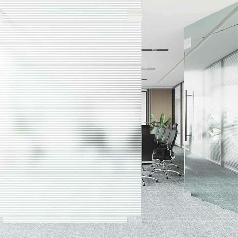 Zelfklevende Raamfolie Mat gestreept 90 x 500 cm PVC 3