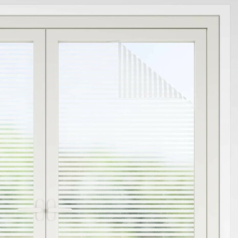 Zelfklevende Raamfolie Mat gestreept 90 x 1000 cm PVC 4