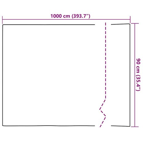 Zelfklevende Raamfolie Mat gestreept 90 x 1000 cm PVC 9
