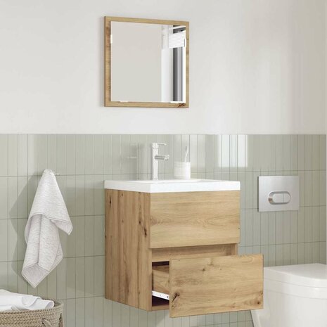 Badkamerkast Artisan Eiken 41 x 38.5 x 45 cm Bewerkt hout 1