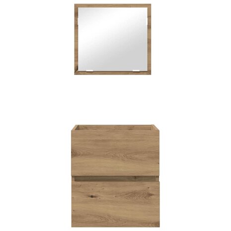Badkamerkast Artisan Eiken 41 x 38.5 x 45 cm Bewerkt hout 8