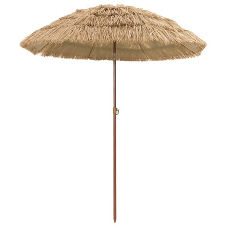 Strandparasol Bruin Ø 160 x 196 cm Staal 2