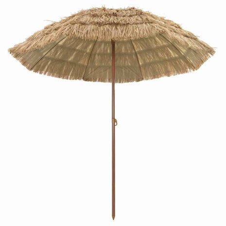 Strandparasol Bruin Ø 206 x 209.5 cm Staal 2