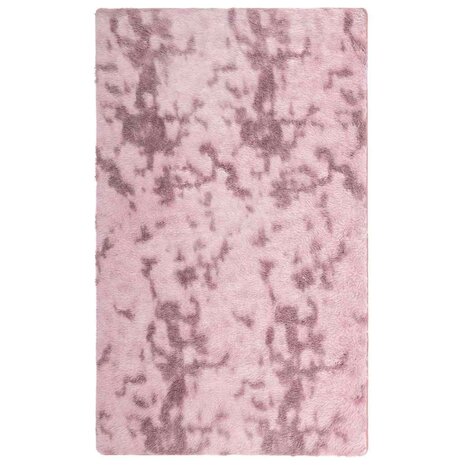 Hoogpolig vloerkleed NAVARRA 80x150 cm polyester stoffig roze 2