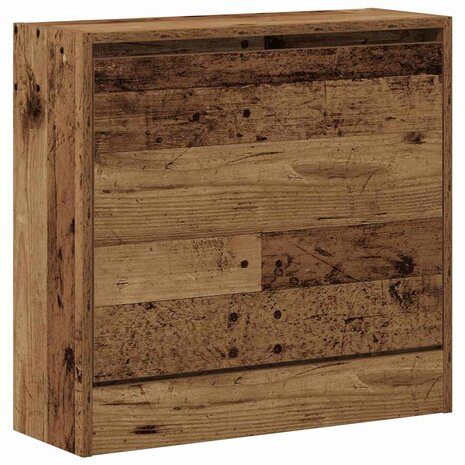 Schoenenkast met opslag Oud Hout 60 x 21 x 57 cm Bewerkt hout 2