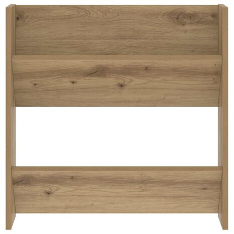 Wand Schoenenkast Anders artisanaal eikenkleurig Bewerkt hout 5