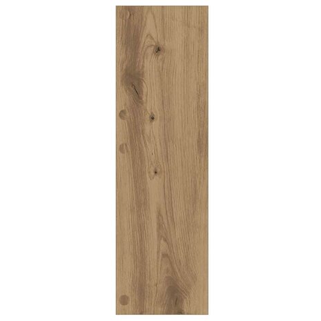 Wand Schoenenkast Anders artisanaal eikenkleurig Bewerkt hout 6