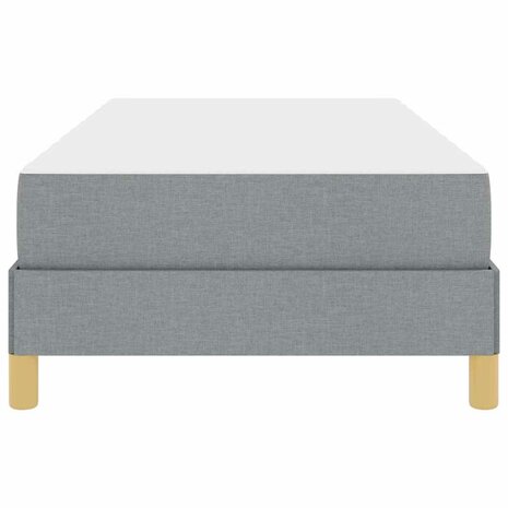 Boxspring bed Lichtgrijs en Bruin 80 x 200 cm 6