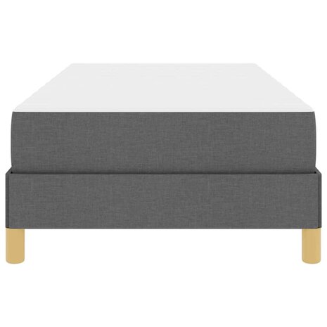 Boxspring bed Donkergrijs en Bruin 80 x 200 cm 6