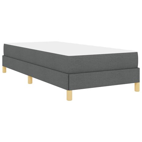 Boxspring bed Donkergrijs en Bruin 80 x 200 cm 8