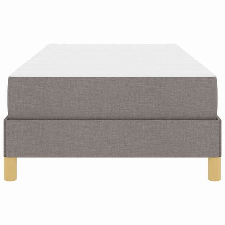 Boxspring bed Taupe en Bruin 80 x 200 cm 6