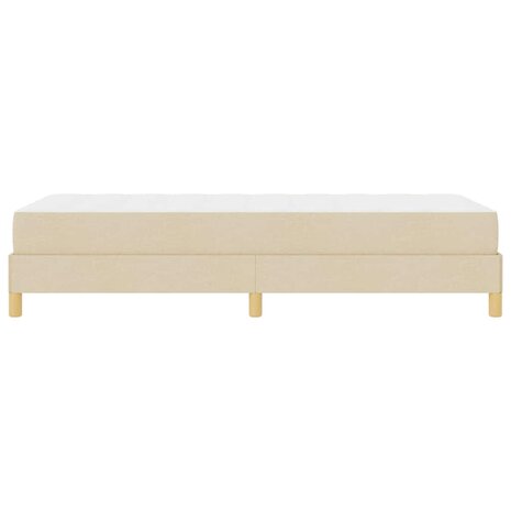 Boxspring bed Crème en bruin 80 x 200 cm 7