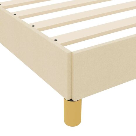 Boxspring bed Crème en bruin 80 x 200 cm 9