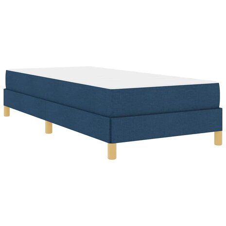 Boxspring bed Blauw en Bruin 80 x 200 cm 2