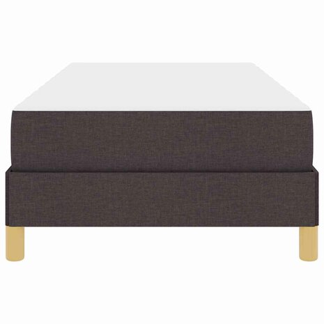 Boxspring bed Bruin 90 x 190 cm Stof en Engineered Hout 6