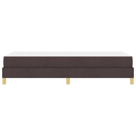 Boxspring bed Bruin 90 x 190 cm Stof en Engineered Hout 7
