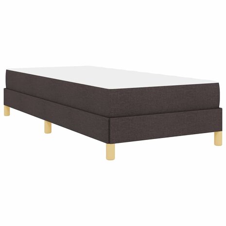 Boxspring bed Bruin 90 x 190 cm Stof en Engineered Hout 8