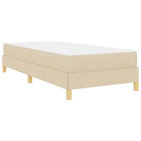 Boxspring bed Crème en bruin 90 x 190 cm 8