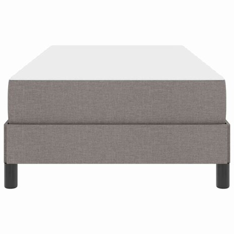 Boxspring bed met matras Taupe 80 x 200 cm Stof 6