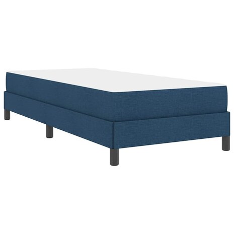 Boxspring bed met matras Blauw 80 x 200 cm Stof 8