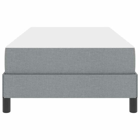 Boxspring bed met matras Lichtgrijs 90 x 190 cm Stof 6