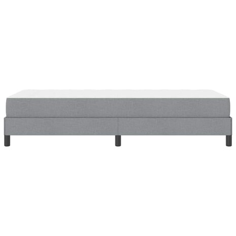 Boxspring bed met matras Lichtgrijs 90 x 190 cm Stof 8