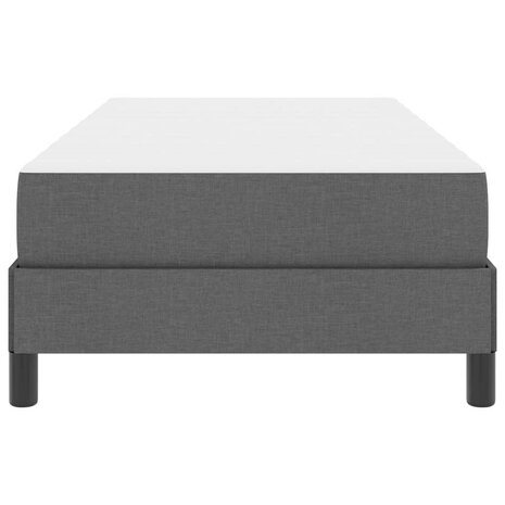 Boxspring bed met matras Donkergrijs 90 x 190 cm Stof 6