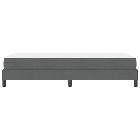 Boxspring bed met matras Donkergrijs 90 x 190 cm Stof 7