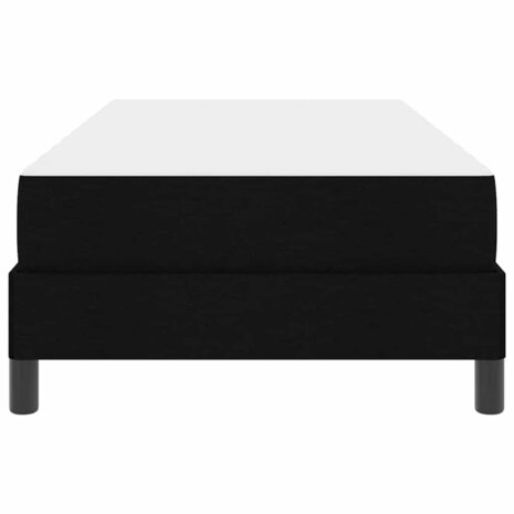 Boxspring bed met matras Zwart 90 x 190 cm Stof 6
