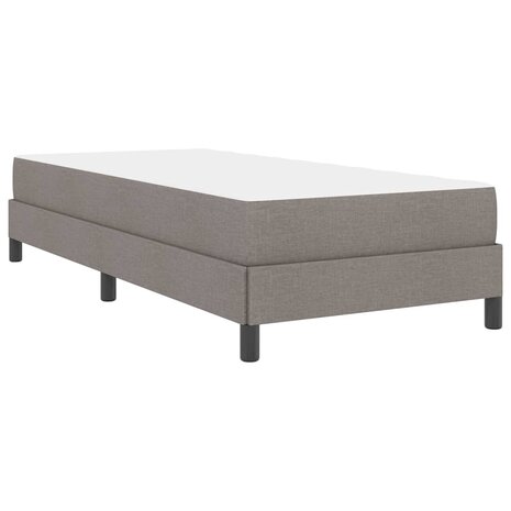 Boxspring bed met matras Taupe 90 x 190 cm Stof 8