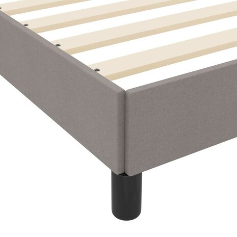 Boxspring bed met matras Taupe 90 x 190 cm Stof 9