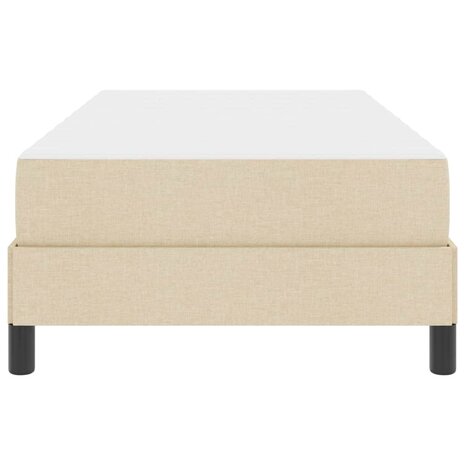 Boxspring bed met matras Crème 90 x 190 cm Stof 6