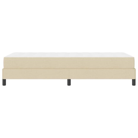Boxspring bed met matras Crème 90 x 190 cm Stof 7