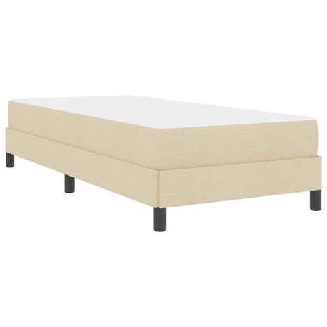 Boxspring bed met matras Crème 90 x 190 cm Stof 8