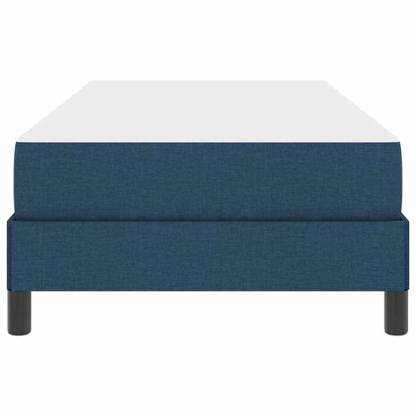 Boxspring bed met matras Blauw 90 x 190 cm Stof 6