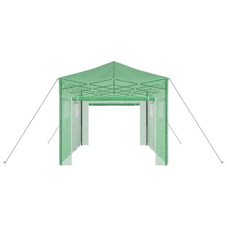 Kas met dak Groen 290 x 430 x 315 cm Staal 6