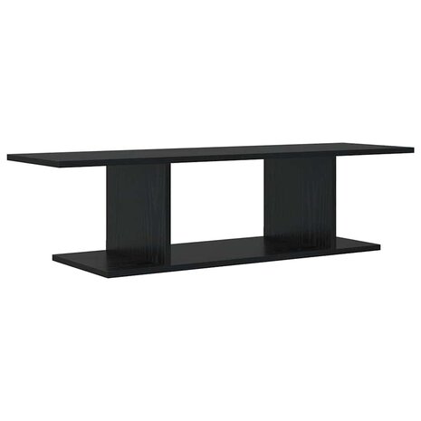 TV-kast Zwart 103 x 30 x 26,5 cm Bewerkt hout 2
