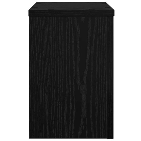 Plantenstandaard 2 pcs Zwart eiken 20 x 20 x 30 cm Bewerkt hout 6