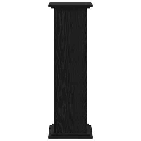 Plantenstandaard Zwart eiken 33 x 33 x 100 cm Bewerkt hout 6