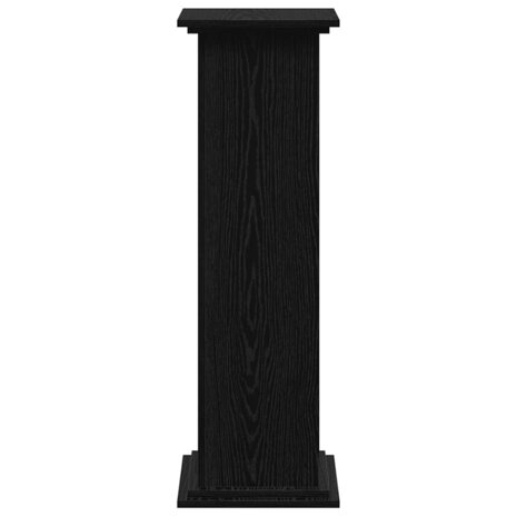 Plantenstandaard Zwart eiken 33 x 33 x 100 cm Bewerkt hout 7