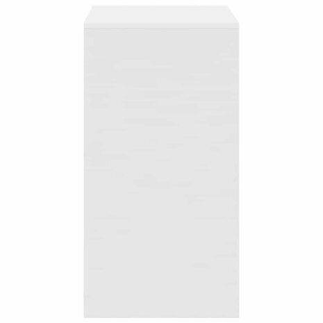 Bureau Wit 60 x 40 x 76 cm Bewerkt hout 6