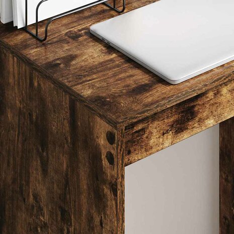 Bureau Gerookt eiken 60 x 40 x 76 cm Bewerkt hout 4