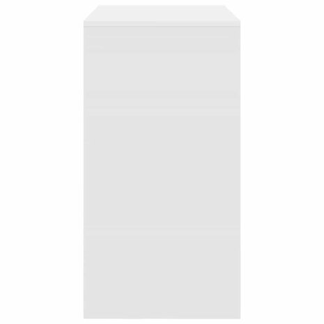 Bureau Wit 80 x 40 x 76 cm Bewerkt hout 6