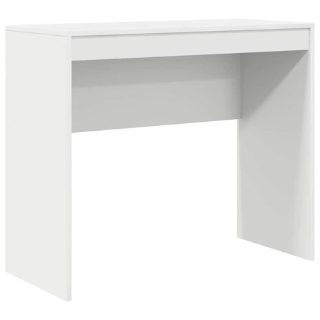 Bureau Wit 90 x 40 x 76 cm Bewerkt hout 2