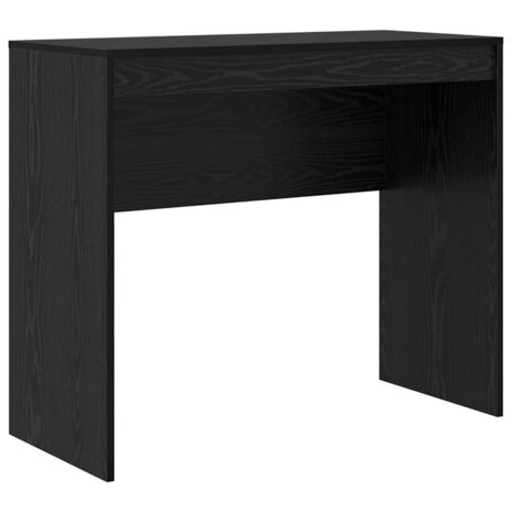 Bureau Zwart eiken 90 x 40 x 76 cm Bewerkt hout 2