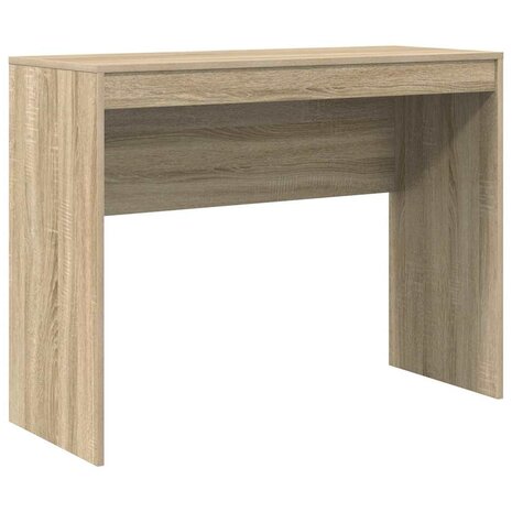 Bureau Sonoma eiken 100 x 40 x 76 cm Bewerkt hout 2